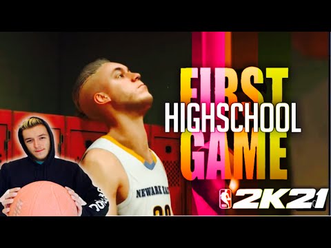 NBA 2K21 MyCareer Gameplay - Walkthrough - Part 1 - First Highschool Game!