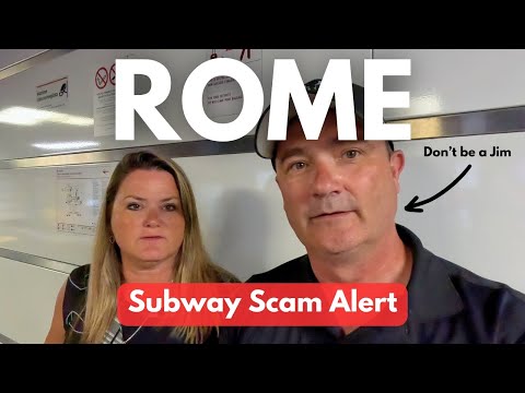 ROME SUBWAY SCAM 😱 | Our Shocking Experience at Termini Station and What You Should Watch Out For