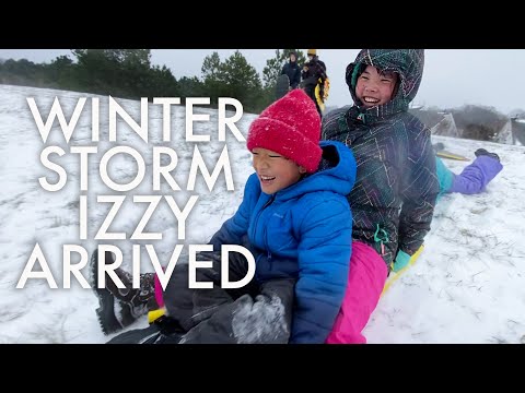 WINTER STORM IZZY IS HERE!