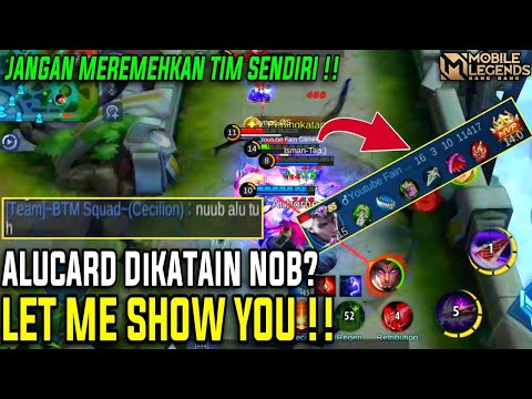 Alucard Di Bacotin Nob? Akan Ku Tunjukan Padamu - Mobile Legends Alucard Gameplay