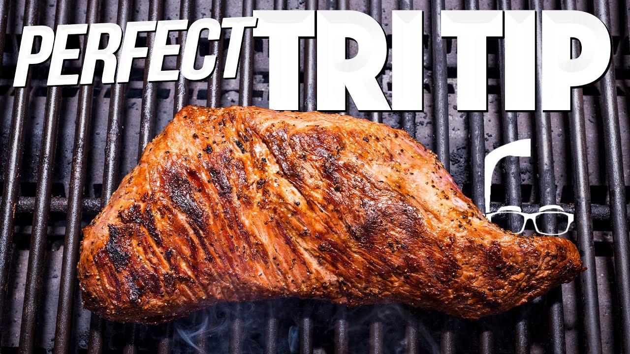 PERFECT TRI TIP ON THE GRILL (EASY STEAK RECIPE) SAM THE COOKING GUY