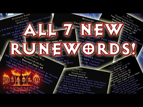 First New Runewords in 10 Years! D2R Patch 2.4 - Diablo 2 Resurrected