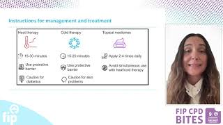 Using heat therapy for the management of musculoskeletal pain — Guidance for pharmacists 