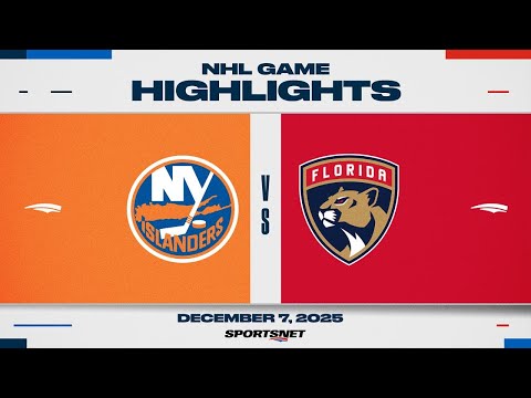 NHL Highlights | Islanders vs. Panthers - December 7, 2025