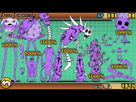 The Battle Cats - Enemies at 1000% (Part 27) All Zombie Nekoluga!