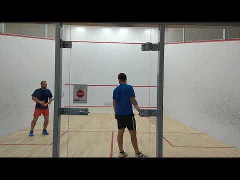 Incredible squash match between best polish squash players.