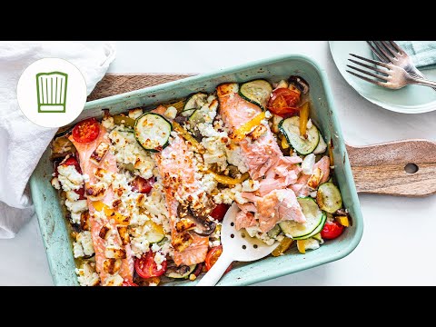 Low-Carb-Lachs mit Ofengemüse | Chefkoch