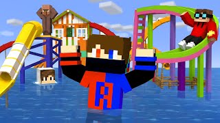 I Built A Waterpark in Minecraft! I Built A Waterpark in Minecraft!