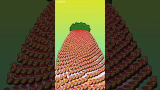 FOOD RUN LEVEL - 63 PASSION FRUIT RENNER #shorts #ytshorts #gameplay #games