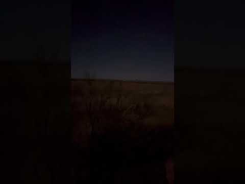 Marfa lights in the distance