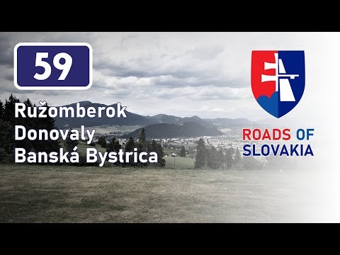 [I/59] Ružomberok → Donovaly → Banská Bystrica