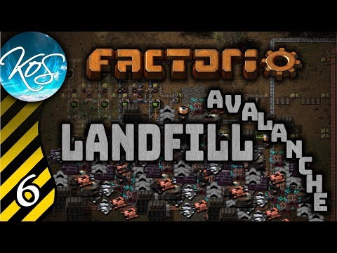 Factorio Landfill Avalanche! Ep 6:  - Production Scrap 2 mod - MP Coop Gameplay
