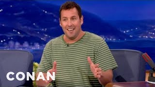 Adam Sandler Really Wants To See Shaq's Junk - CONAN on TBS