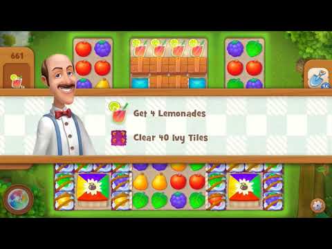 Gardenscapes Level 661 With No Boosters