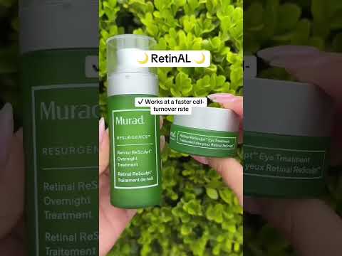 RetinOL vs. RetinAL - we love them both! #murad #muradskincare #retinol #retinal #serum #antiaging