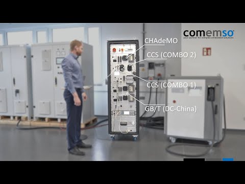 EVSE-Test according ISO 15118, DIN 70121, IEC 61851, CHAdeMO, GB/T, etc. Solution by comemso.