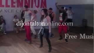 Exclusive Look at 1st Live Show Rehearsal's ( Glee's Dijon Talton )