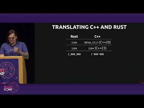 RustConf 2019 - The Symbiotic Relationship of C++ and Rust by Isabella Muerte