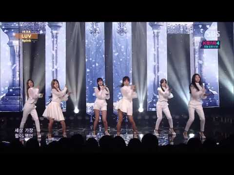 에이핑크A pink LUV 러브 @인기가요 Inkigayo 141207