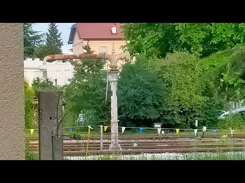 A railway station on the border: Nova Gorica Transalpina railway station in Europe Square
