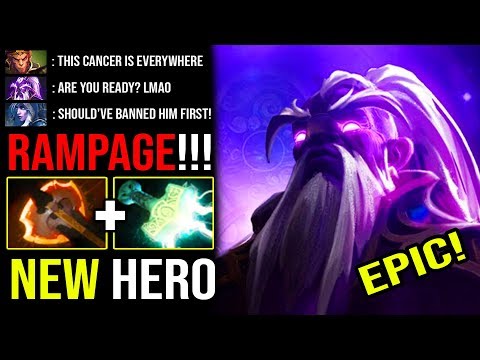 NEW 7.23 MID CANCER CRAZY RAMPAGE BATTLEFURY VOID SPIRIT - ALMOST 1 SHOT EVERYONE DOTA 2