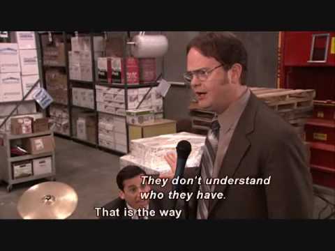 The Office Michael Gets Roasted By Dwight