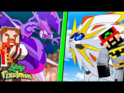 Minecraft LUCKY PIXELMON - MONTALVÃO vs KAZZIO ! NAGANADEL LVL100 vs SOLGALEO LVL100 !! QUEM VENCE?!