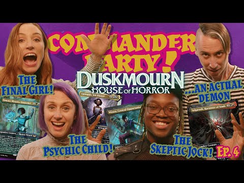 Duskmourn Commander Precons | Commander Party 4 | Magic the Gathering EDH Gameplay