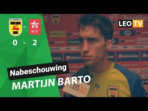 Nabeschouwing Martijn Barto SC Cambuur- MVV