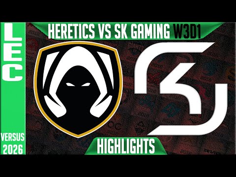 TH vs SK Highlights | LEC W3D1 2026 Versus |B Team Heretics vs SK Gaming