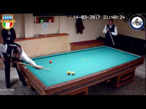 De Santis vs Perocchi - Gara Interregionale 1/2/3 Cat. CSB Martino's Billiards (LT) 14/18Mar2017