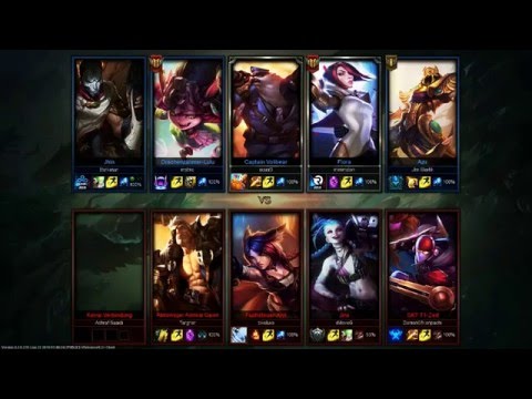 Botlane Jhin vs  Jinx