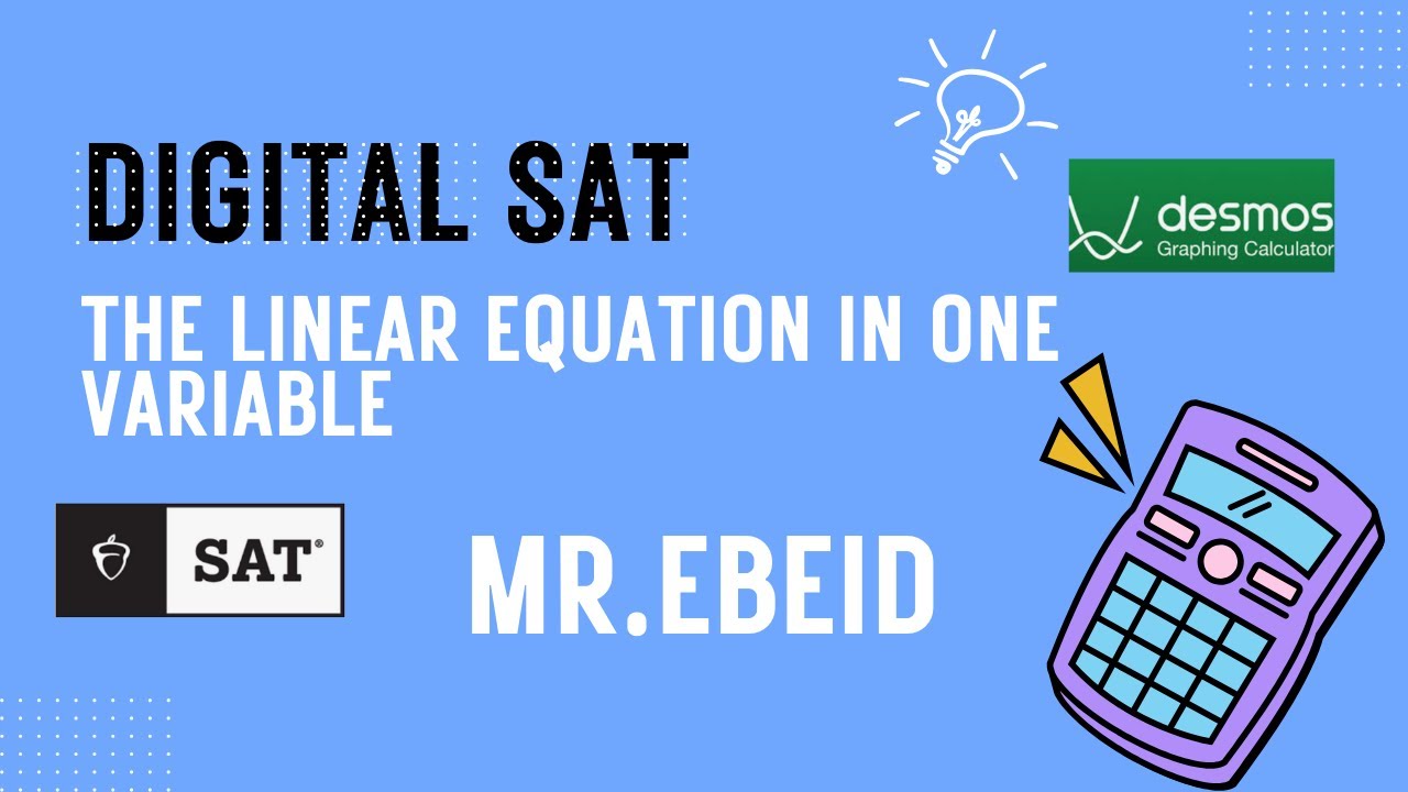 The linear equation in one variable |Mr.EBEID