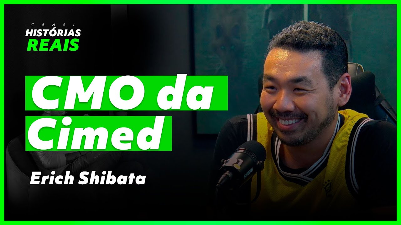 Ele trabalhava na EMBRAER, hoje é CMO DA CIMED - Erich Shibata | Histórias Reais #84