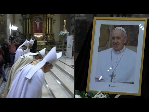 First mass in tribute to Pope Francis in Buenos Aires Cathedral after his death | AFP