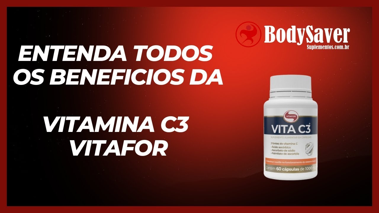 Miniatura da avaliação em vídeo de Suplemento Alimentar Vita C3 60 Cápsulas