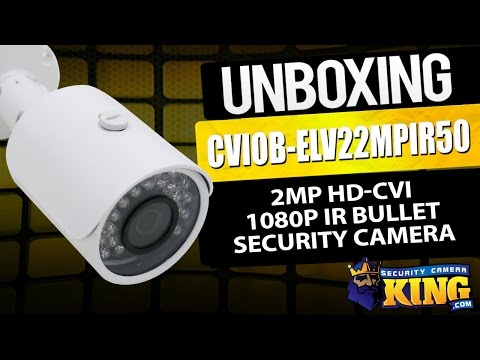 Unboxing - 2MP HD-CVI 1080p IR Bullet Security Camera - CVIOB-ELV22MPIR50