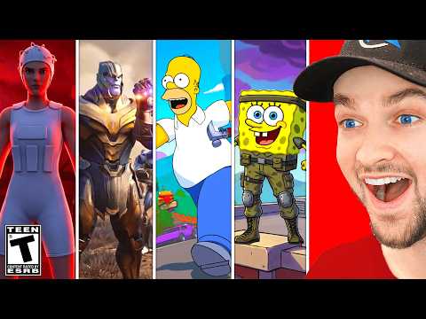 All *NEW* Fortnite Crossover Trailers! (Every Collab EVER)