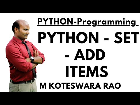 41 Python Set Add Items