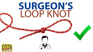 How to Tie the Surgeon's Loop Knot