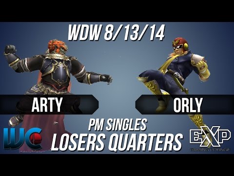 WDW 8/13/14 - ORLY (Falcon) vs. Arty (Ganon) PM Singles Loser's Quarters