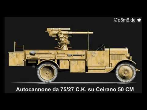 Autocannone (Truck-mounted Guns) of the Italian Army in North Africa