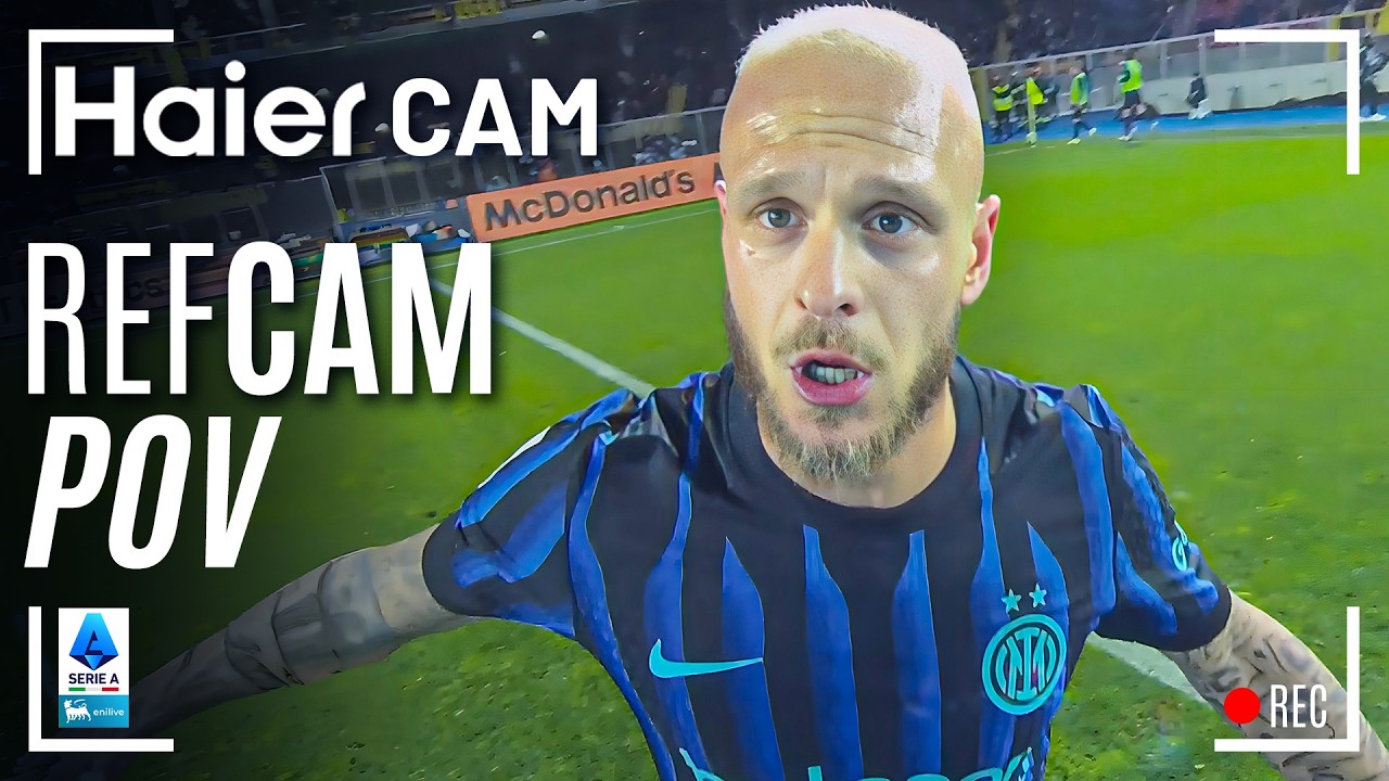 HAIER CAM | REF CAM POV: You Are The Referee in Lecce-Inter | Serie A 2025/26