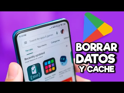 Borra caché y datos de Google Play Store