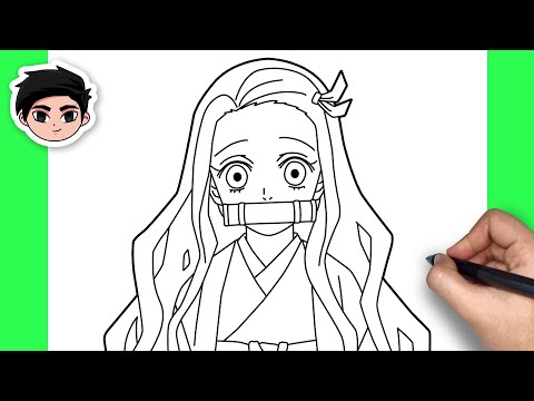 How To Draw Nezuko Kamado | Demon Slayer - Easy Step By Step Tutorial