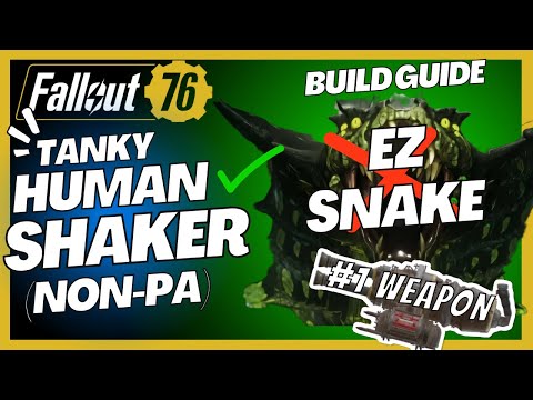 HUMAN V.A.T.S Pepper SHAKER Raid Build Guide (No Power Armor) | Fallout 76
