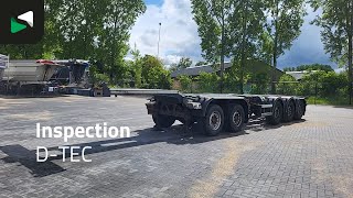 D-Tec VCC-06 5 axles 5-axle Breker-Chassis Steering +Lift axle APK 10/ container chassis semi-trailer | Image 4 - Autoline
