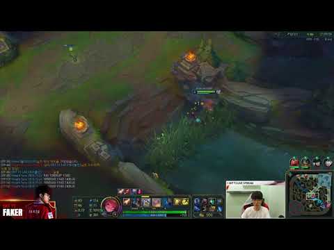 SKT T1 FAKER ZOE VS ZED MID // KOREAN GAMEPLAY PATCH 8.10