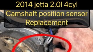 2011-2017 VW Jetta 2.0 liter P0340 / P0341 camshaft position sensor replacement #vw #car #volkswagen