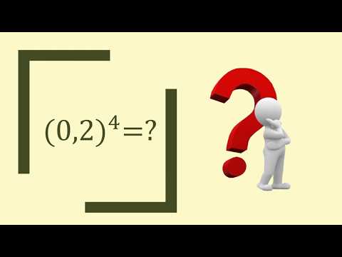 Matemática - Potenciação - 03: Potência com base decimal